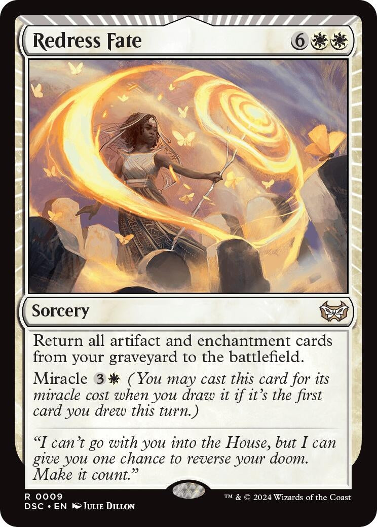 Redress Fate (9) (Commander: Duskmourn: House of Horror)