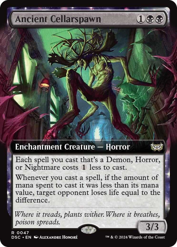 Ancient Cellarspawn (Extended Art) (47) (Commander: Duskmourn: House of Horror)