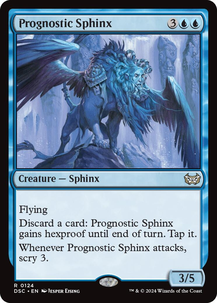 Prognostic Sphinx (124) (Commander: Duskmourn: House of Horror)