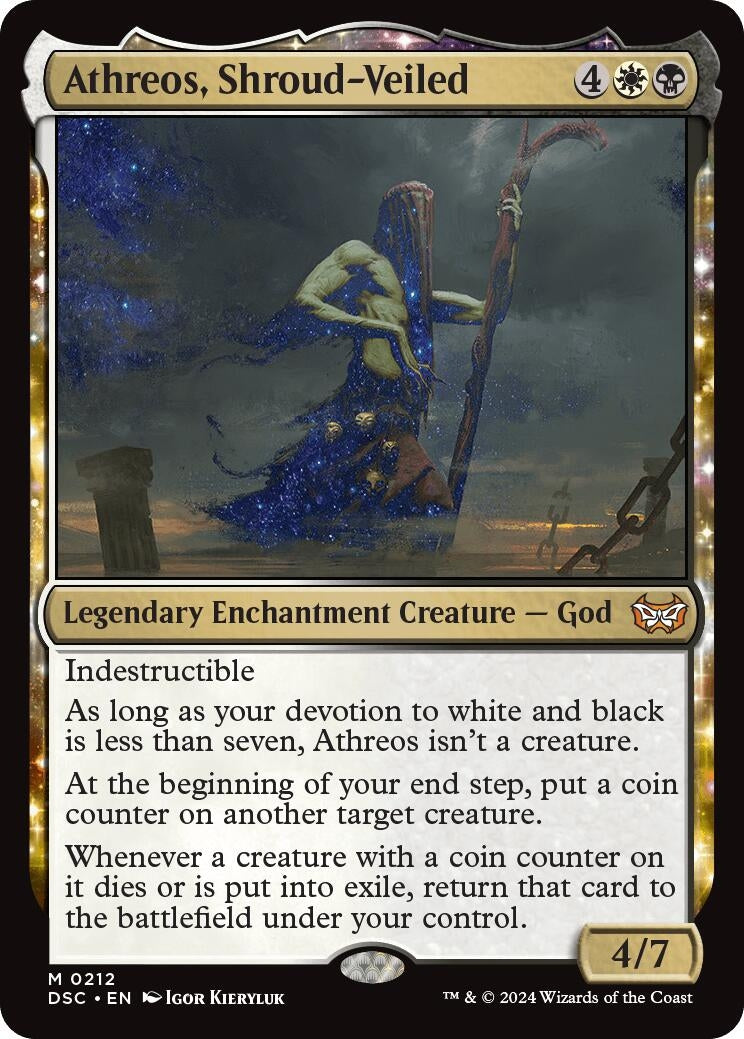 Athreos, Shroud-Veiled (212) (Commander: Duskmourn: House of Horror)