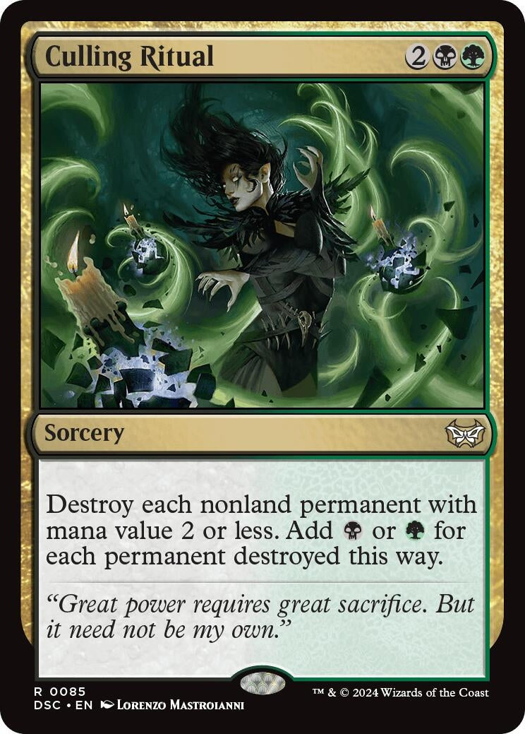 Culling Ritual (85) (Commander: Duskmourn: House of Horror)