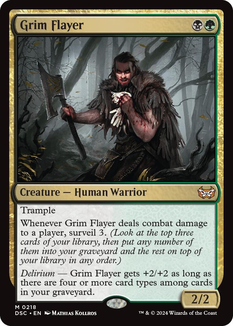 Grim Flayer (218) (Commander: Duskmourn: House of Horror)