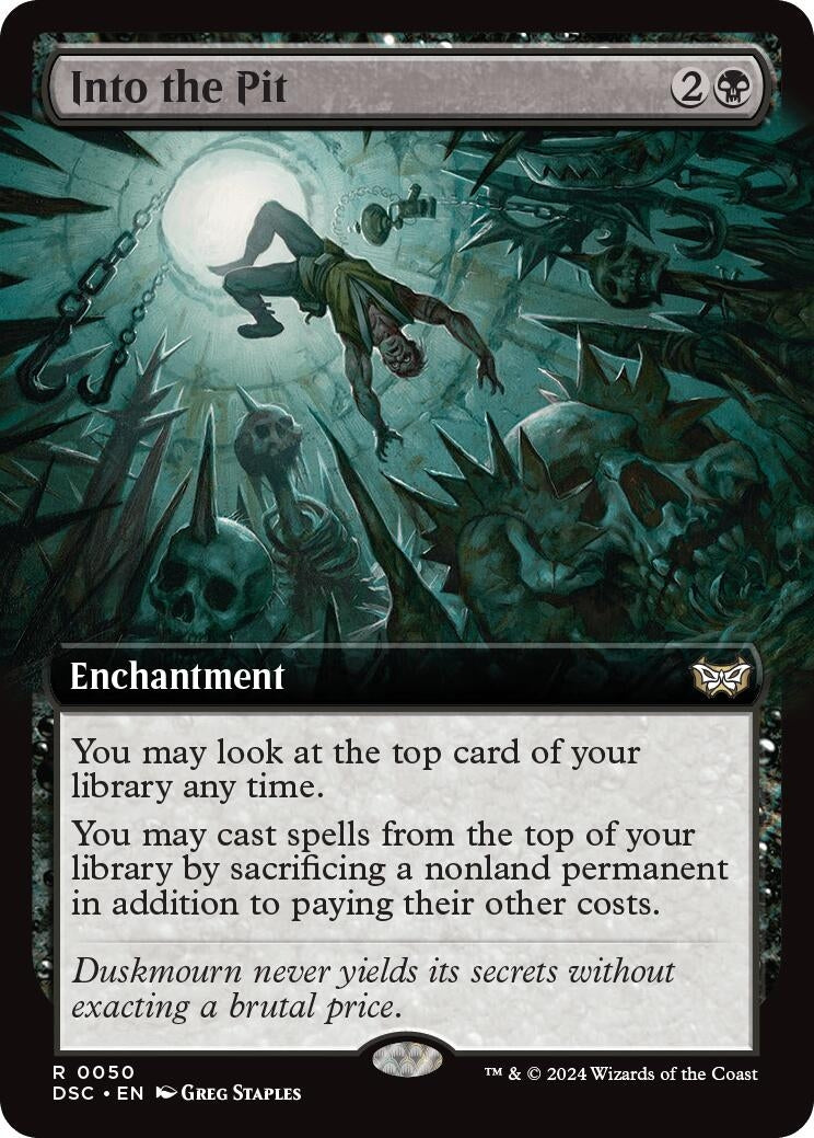 Into the Pit (Extended Art) (50) (Commander: Duskmourn: House of Horror)