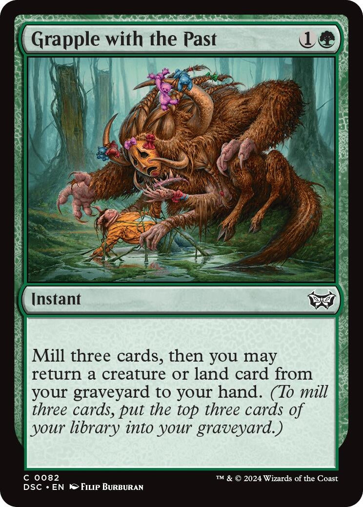 Grapple with the Past (82) (Commander: Duskmourn: House of Horror)