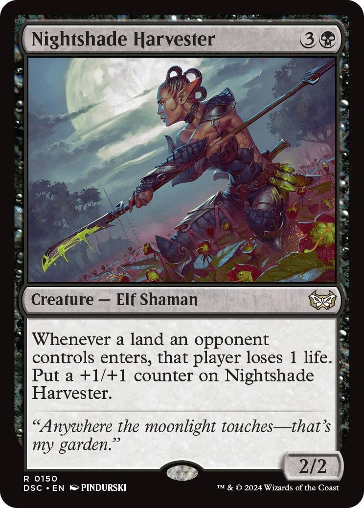 Nightshade Harvester (150) (Commander: Duskmourn: House of Horror)