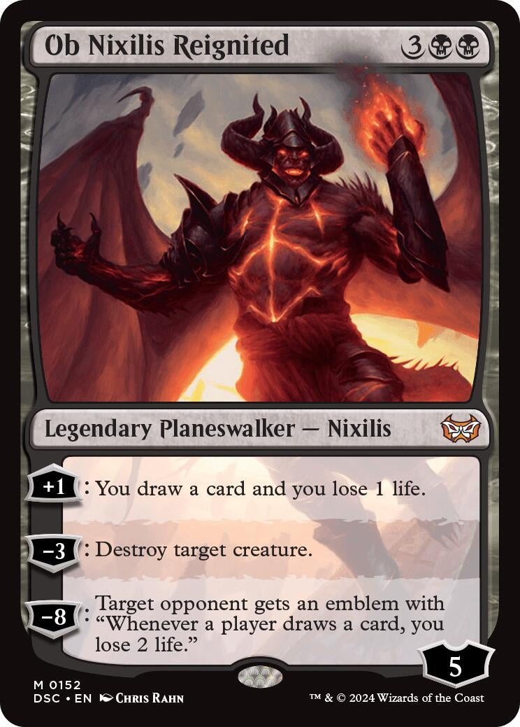 Ob Nixilis Reignited (152) (Commander: Duskmourn: House of Horror)