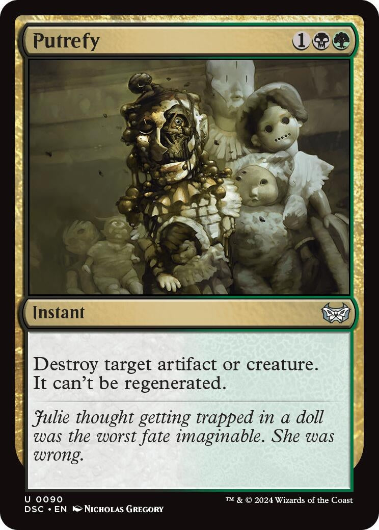 Putrefy (90) (Commander: Duskmourn: House of Horror)