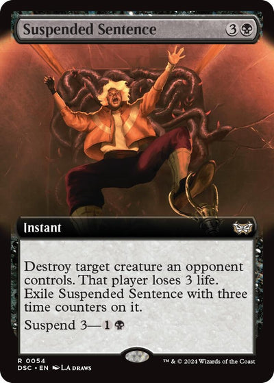 Suspended Sentence (Extended Art) (54) (Commander: Duskmourn: House of Horror)