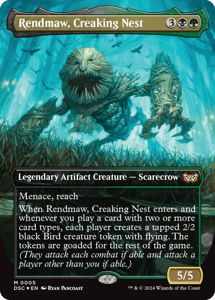 Rendmaw, Creaking Nest (Borderless) (5) (Commander: Duskmourn: House of Horror)