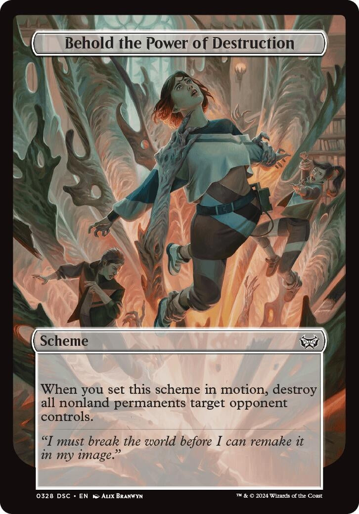 Behold the Power of Destruction (Full Art) (328) (Archenemy: Duskmourn)