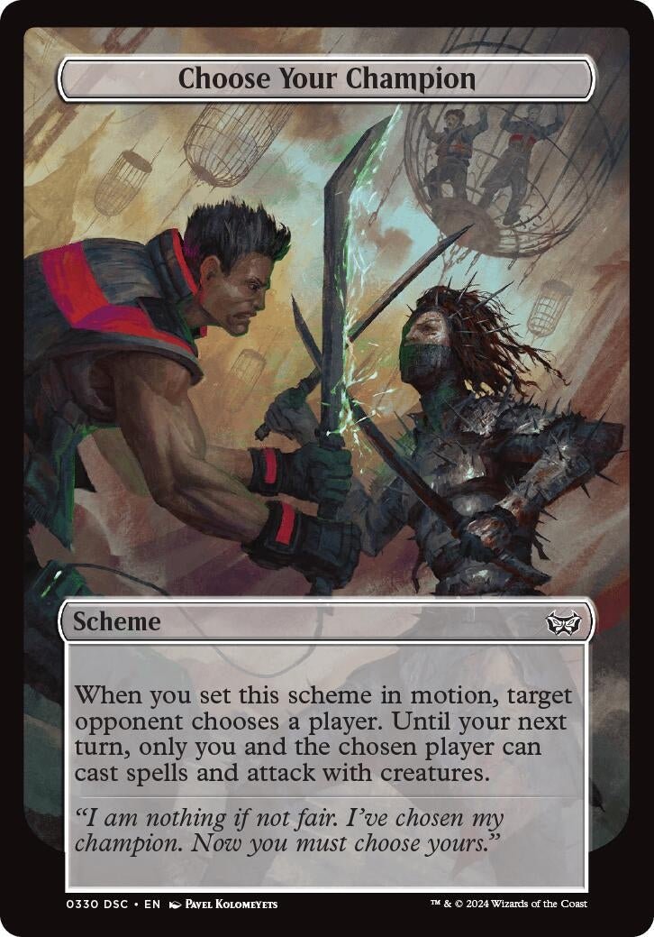 Choose Your Champion (Full Art) (330) (Archenemy: Duskmourn)