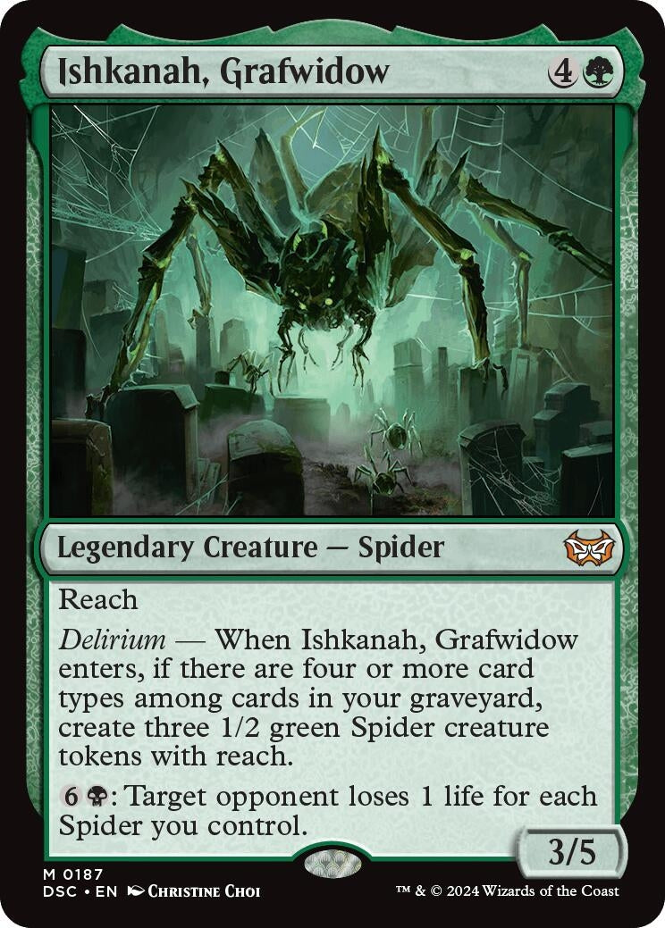 Ishkanah, Grafwidow (187) (Commander: Duskmourn: House of Horror)