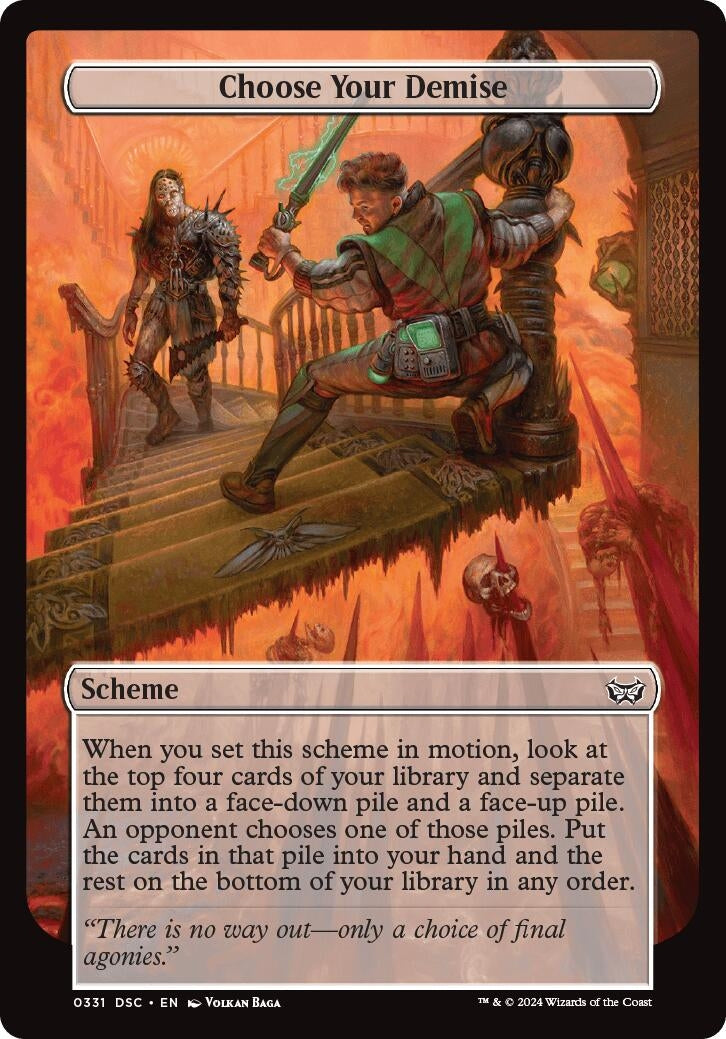 Choose Your Demise (Full Art) (331) (Archenemy: Duskmourn)