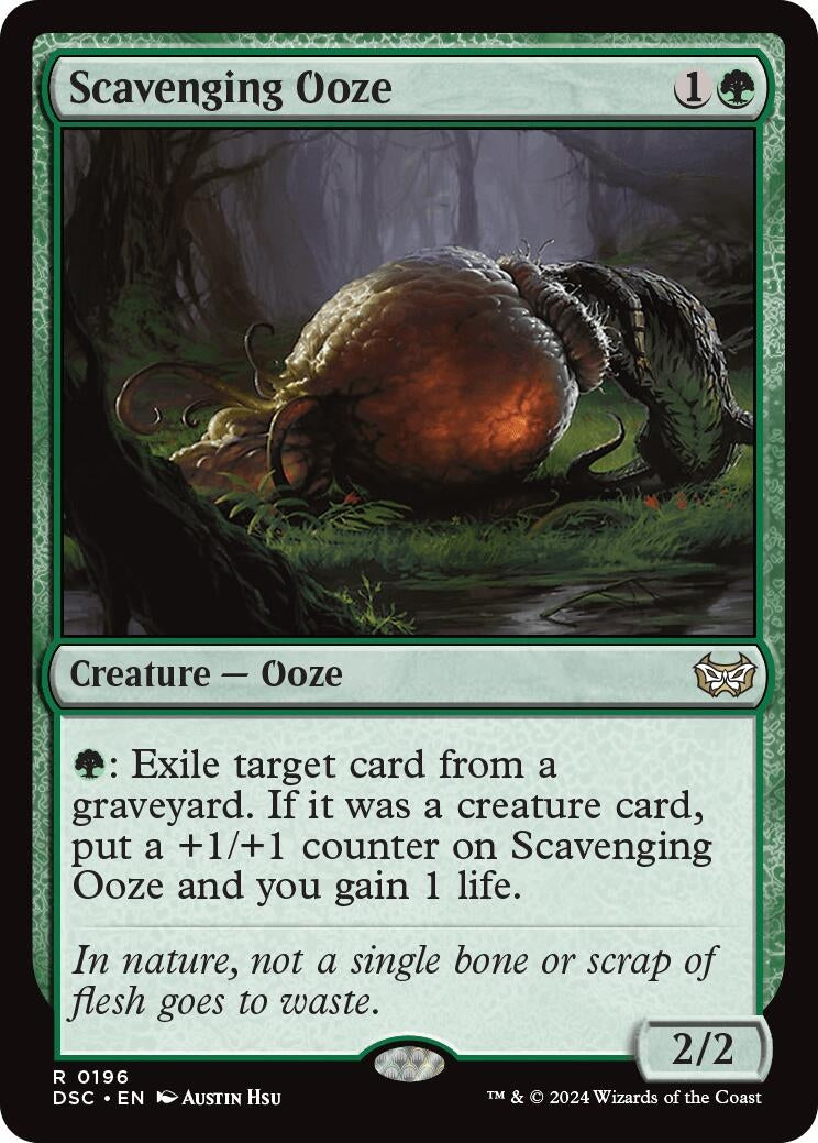 Scavenging Ooze (196) (Commander: Duskmourn: House of Horror)
