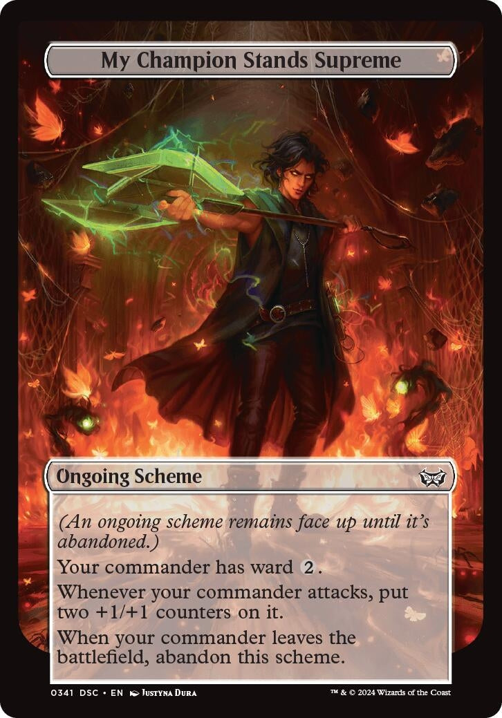 My Champion Stands Supreme (Full Art) (341) (Archenemy: Duskmourn)
