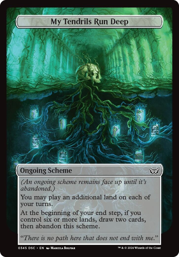 My Tendrils Run Deep (Full Art) (345) (Archenemy: Duskmourn)