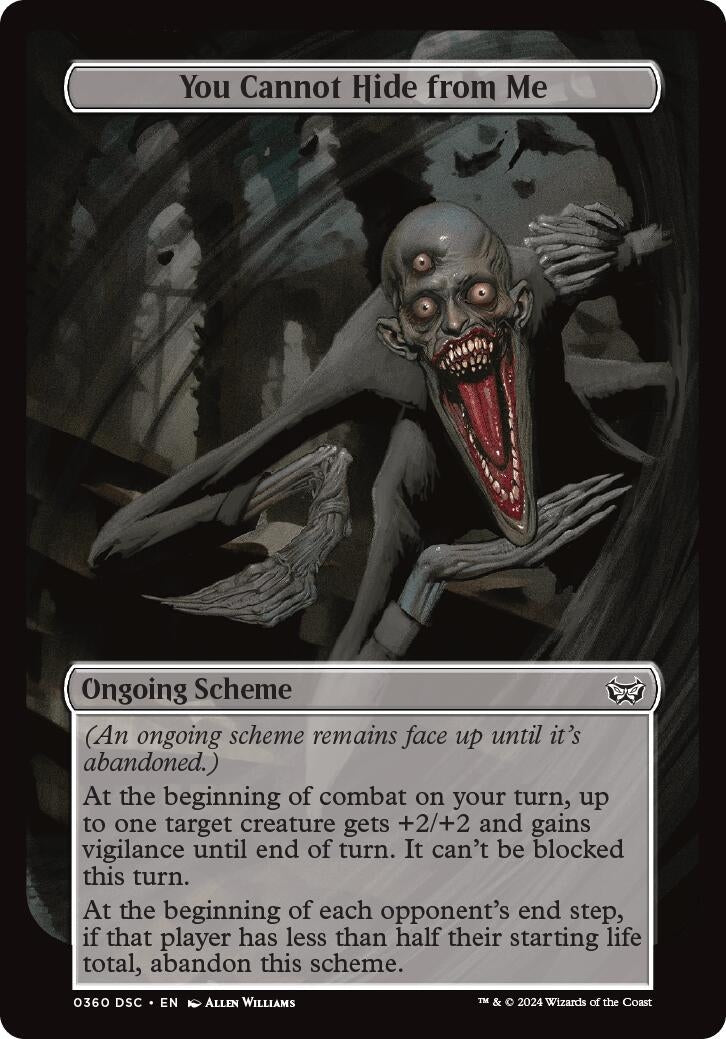 Image for You Cannot Hide from Me (Full Art) (360) [A:DSC]