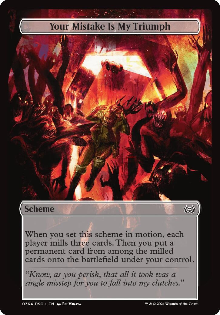 Your Mistake Is My Triumph (Full Art) (364) (Archenemy: Duskmourn)