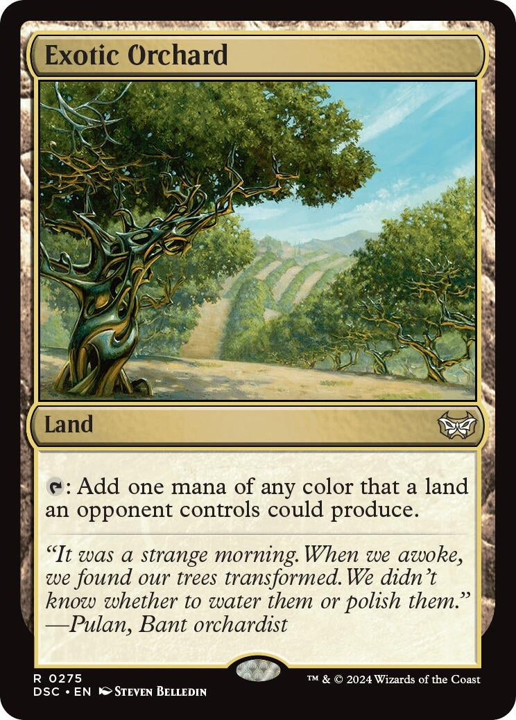 Exotic Orchard (275) (Commander: Duskmourn: House of Horror)