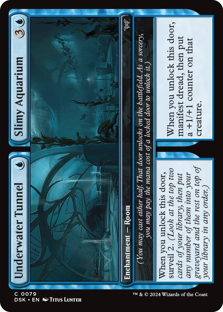 Underwater Tunnel // Slimy Aquarium (79) (Duskmourn: House of Horror)