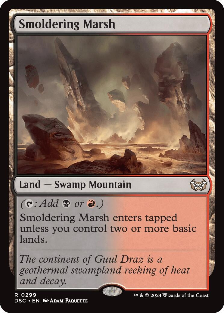 Smoldering Marsh (299) (Commander: Duskmourn: House of Horror)