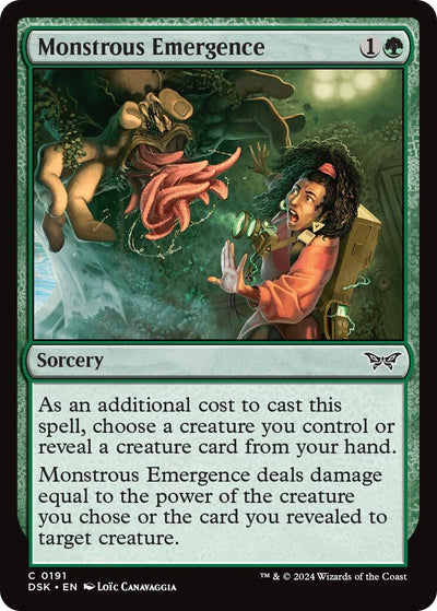 Monstrous Emergence (191) (Duskmourn: House of Horror)
