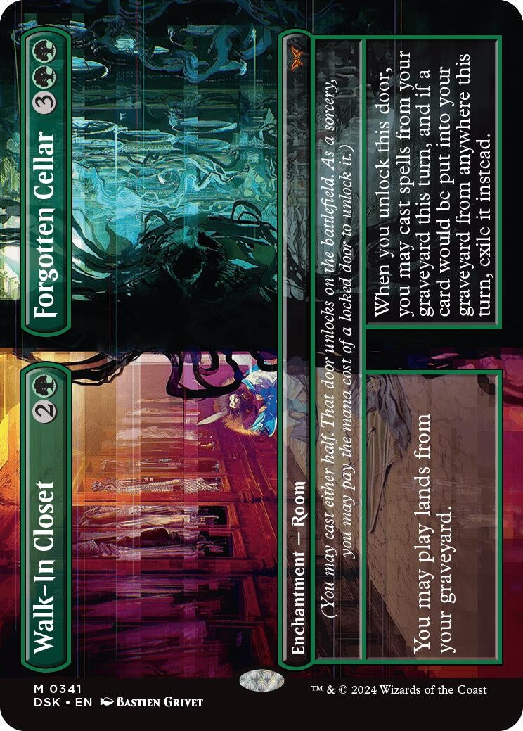 Image for Walk-In Closet // Forgotten Cellar (Borderless) (341) - Magic: The Gathering