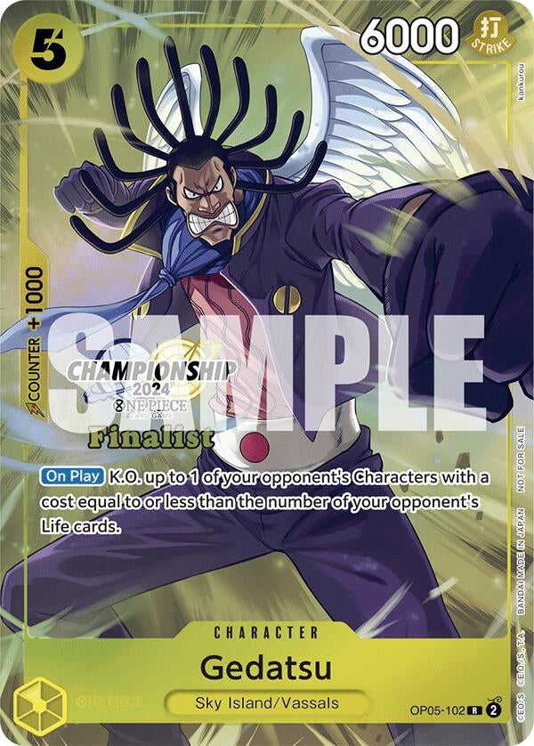 Image for Gedatsu (Championship 2024 Finalist Card Set) (OP05-102) (One Piece Promotion Cards) - One Piece Card Game