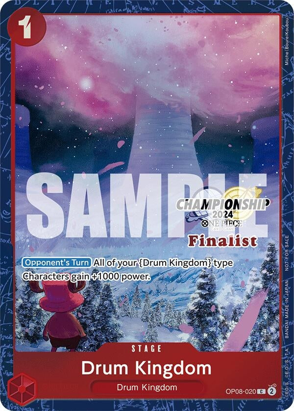 Image for Drum Kingdom (Championship 2024 Finalist Card Set) (OP08-020) (One Piece Promotion Cards) - One Piece Card Game