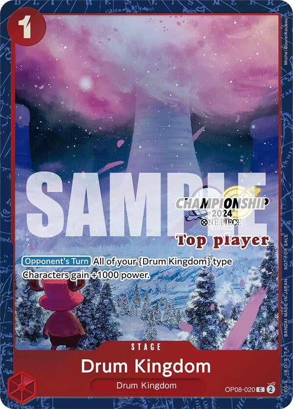 Image for Drum Kingdom (Championship 2024 Top Player Pack) (OP08-020) (One Piece Promotion Cards) - One Piece Card Game