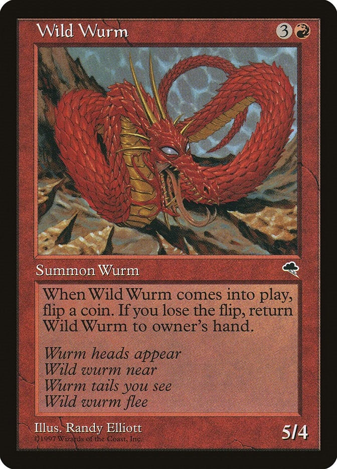 Image for Wild Wurm (212) - Magic: The Gathering