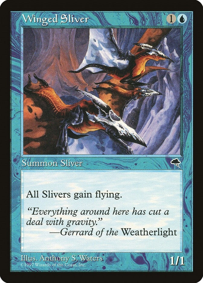Image for Winged Sliver (106) - Magic: The Gathering