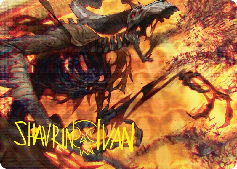 Unwanted Remake Art Card (Gold-Stamped Signature) (31) (Art Series: Duskmourn: House of Horror)