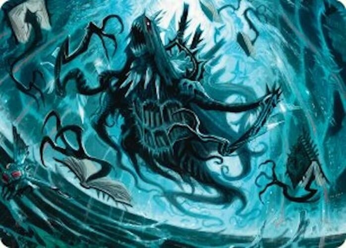 Overlord of the Floodpits Art Card (4) (Art Series: Duskmourn: House of Horror)