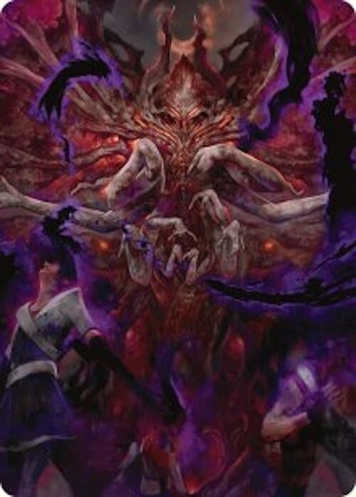 Damnation Art Card (53) (Art Series: Duskmourn: House of Horror)