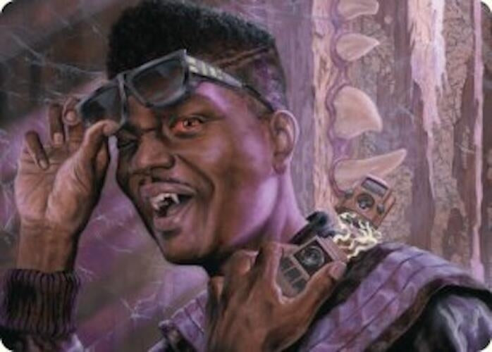 Dashing Bloodsucker Art Card (6) (Art Series: Duskmourn: House of Horror)
