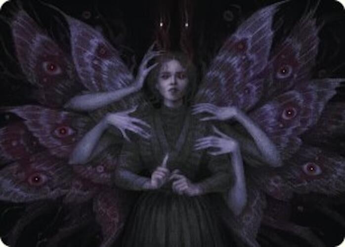Demonic Counsel Art Card (7/54) (7) (Art Series: Duskmourn: House of Horror)