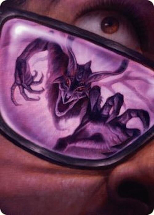 Doomsday Excruciator Art Card (38) (Art Series: Duskmourn: House of Horror)