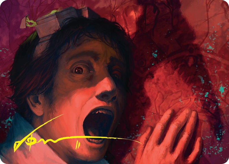 Murder Art Card (Gold-Stamped Signature) (9) (Art Series: Duskmourn: House of Horror)
