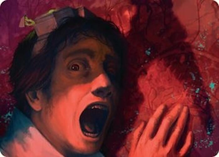 Murder Art Card (9) (Art Series: Duskmourn: House of Horror)