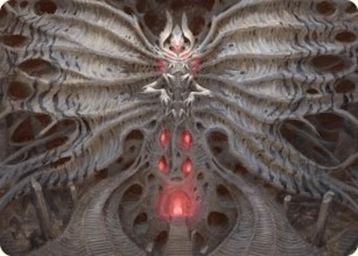 Valgavoth, Terror Eater Art Card (10) (Art Series: Duskmourn: House of Horror)