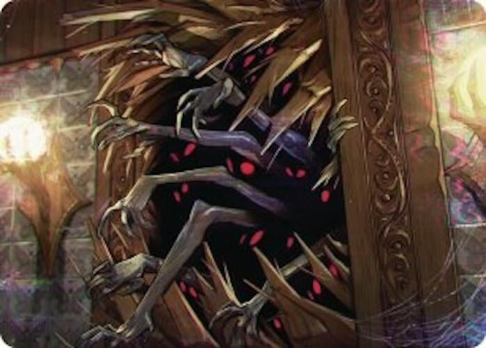 Withering Torment Art Card (33) (Art Series: Duskmourn: House of Horror)