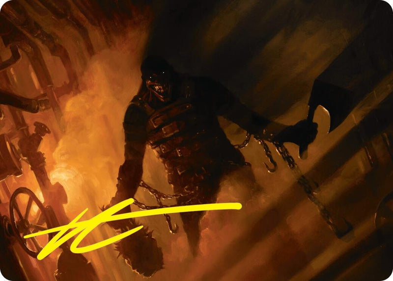 Boilerbilges Ripper Art Card (Gold-Stamped Signature) (12) (Art Series: Duskmourn: House of Horror)