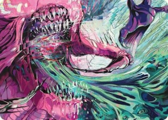 Fear of Missing Out Art Card (34) (Art Series: Duskmourn: House of Horror)