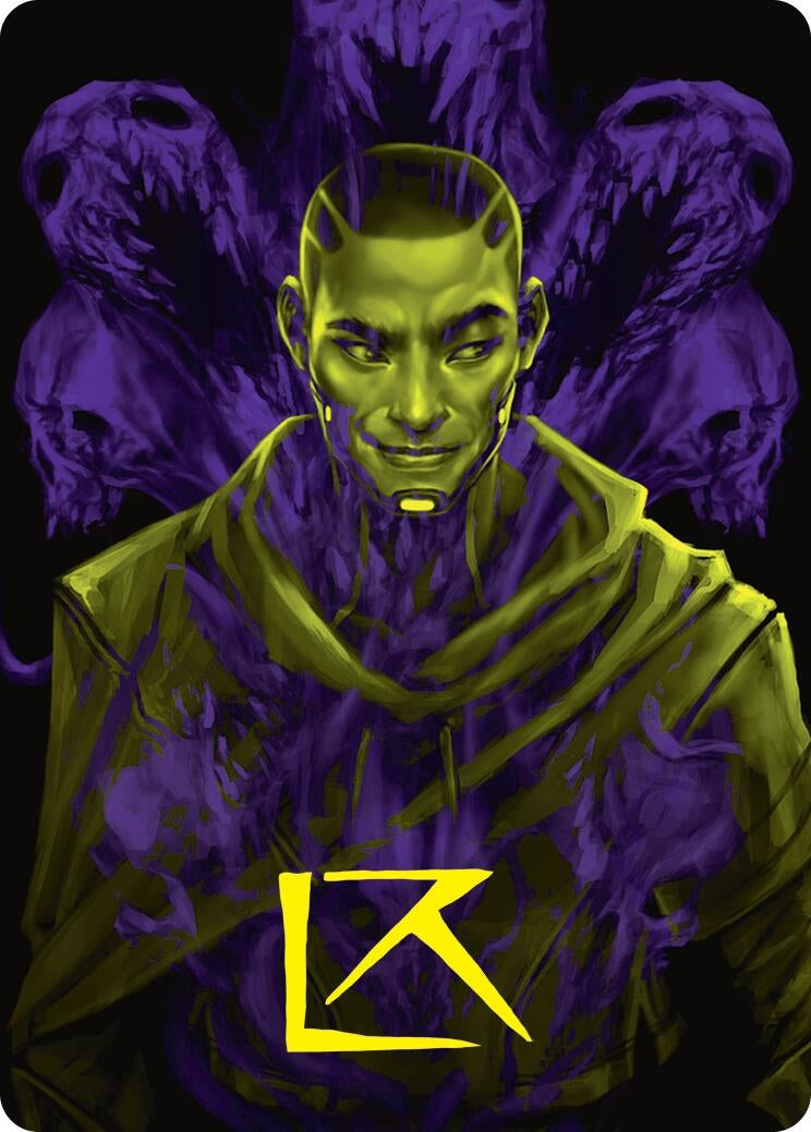 Kaito, Bane of Nightmares Art Card (Gold-Stamped Signature) (42) (Art Series: Duskmourn: House of Horror)