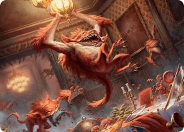 Midnight Mayhem Art Card (20) (Art Series: Duskmourn: House of Horror)