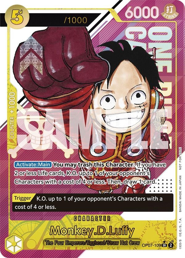 Image for Monkey.D.Luffy (CS 2024 Event Pack) (OP07-109) (One Piece Promotion Cards) - One Piece Card Game