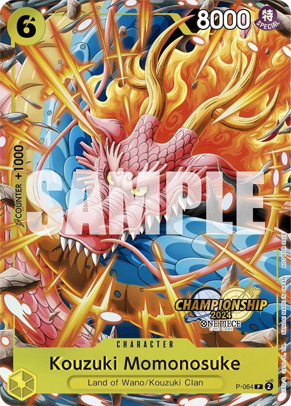 Image for Kouzuki Momonosuke (CS 2024 Event Pack) (P-064) (One Piece Promotion Cards) - One Piece Card Game
