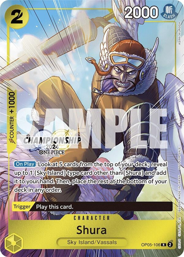 Image for Shura (CS 2024 Celebration Pack) (OP05-106) (One Piece Promotion Cards) - One Piece Card Game