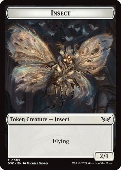 Insect (0005) Token (5) (Duskmourn: House of Horror)